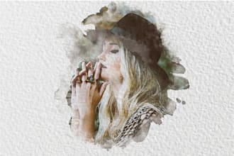 give your photos a watercolor effect in photoshop