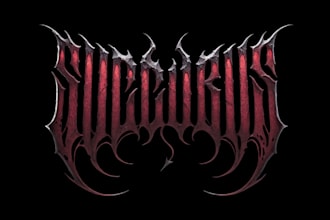 make death metal logo design