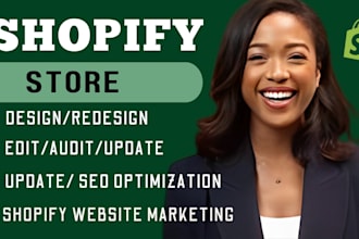 redesign shopify dropshipping store audit update shopify SEO shopify marketing