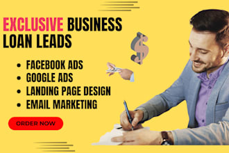 exclusive business loan leads mca loan payday loan leads via facebook google ads