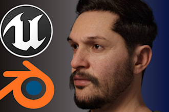 create realistic 3d metahuman character custom metahuman for animation and game