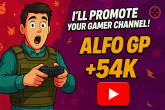promote and sponsor your gaming channel on youtube