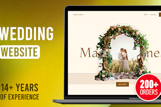 create a memorable wedding website with rsvp