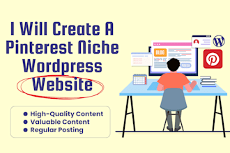create a pinterest niche wordpress website