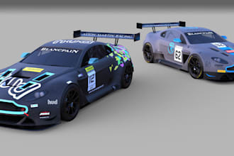 design custom car liveries props or convert any mods into asseto corsa iracing