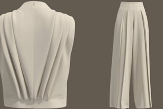 do3d fashion designs, clothing, garments and animation clo3d or marvelous design