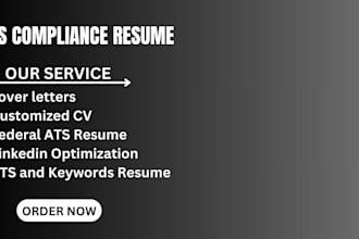 do ats compliance resume , cover letter, linkedin optimization, CV writing