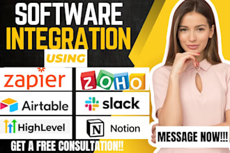 integrate facebook ads airtable notion gohighlevel slack hubspot zoho zapier