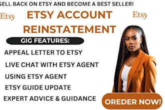 write a professional etsy appeal letter to reinstate your suspended etsy shop