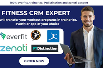 transfer your workouts program to ptdistinction everfit trainerize truecoach