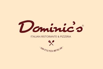 make super italian pizzeria wordmark logo