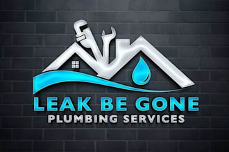 make professional plumbing and cleaning logo  design