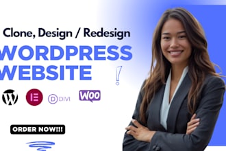 design, revamp wordpress website, redesign or clone wordpress website design