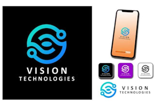 make startup, security and technology logo design