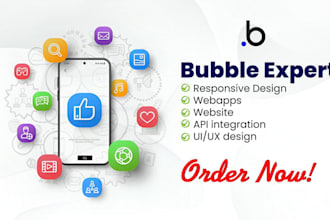 build bubble mobile app bubble web app bubble website adalo flutterflow glide