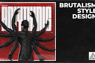 create a brutalism style design