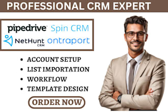 setup pipedrive spin crm nethunt crm ontraport nimble freshwork pipeline stripe