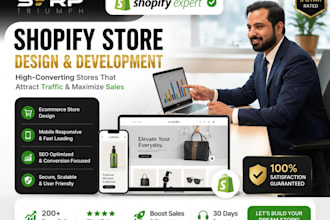 build shopify website, modern shopify dropshipping store