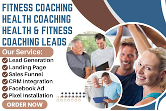 generate fitness and health coaching leads health and fitness leads sales funnel