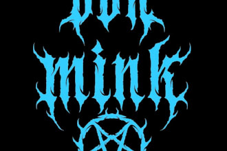 design your black, slamming, brutal, death metal band logo