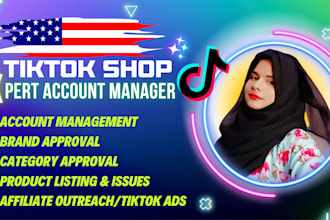 help get tiktok shop brand approval, category approval, tiktok shop va