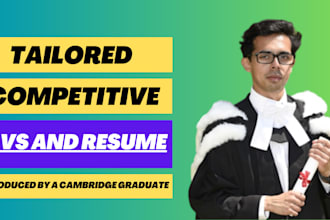 create for you a tailored resume or CV optimized for the ats