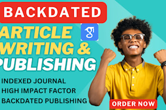 write and publish your research article in a peer reviewed indexed journal