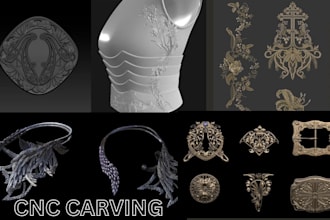 sculpt custom 3d character portraits, bas reliefs, cnc coin designs, logo model