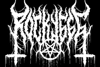 custom death metal, metalcore, deathcore logo