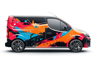 do modern racing car wrap, sports car, jump car design
