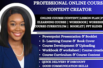 create ebook online course, online course creation, lesson plan on teachable