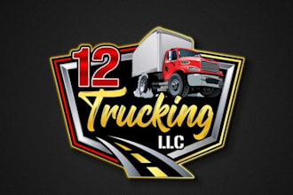 do automotive, transport, logistics trucking logo design