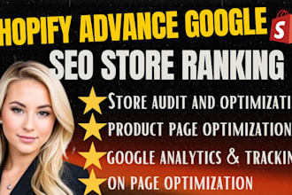 do advance shopify seo goggle rank boost sales increase shopify traffic sales