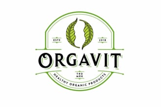 make health, supplements, nutrition, wellness logo design