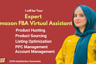 be your expert amazon fba virtual assistant for private label
