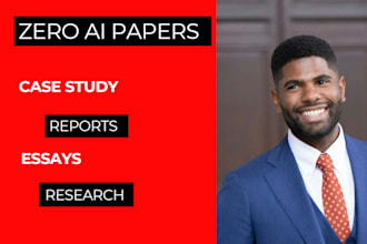 do research and summary writing, case study analysis