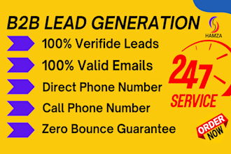 build verified and vetted email list for b2b lead generation