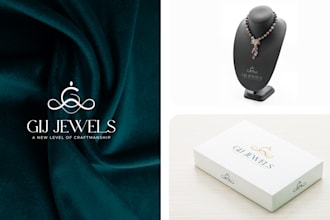 design premium logo and brand identity