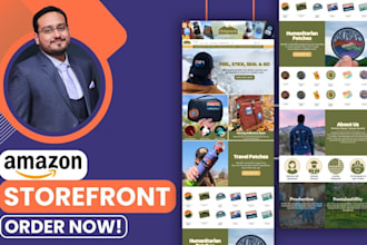 design professional amazon storefront or brand store