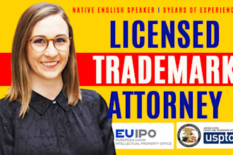 be your licensed trademark attorney, patent and amazon brand registration