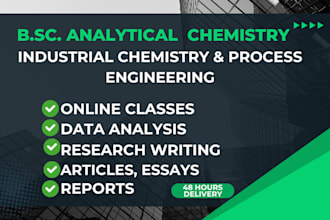 write research on industrial chemistry and process engineering