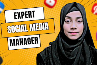 be your social media marketing manager expert