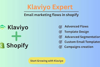 klaviyo expert for high converting email flows and campaigns