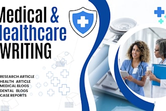write medical, fitness, health and nutrition articles