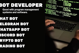 do your whatsapp bot, telegram bot, discord bot trading bot