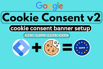 set consent mode v2, cookie banner setup, cookiebot, ga4, GTM, gdpr