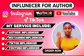 find best creator and research influencer author with targeted pitch book