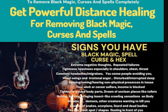 remove black magic , curse , spell , witchcraft and hex completely, within 24 hr