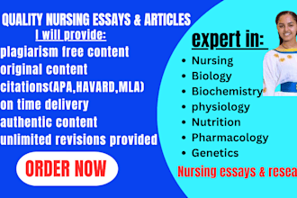 do nursing, public health, literature, research and case study analysis