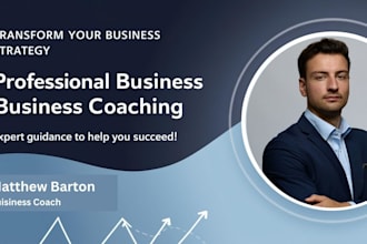 be your strategic business coach to unlock growth and scalability